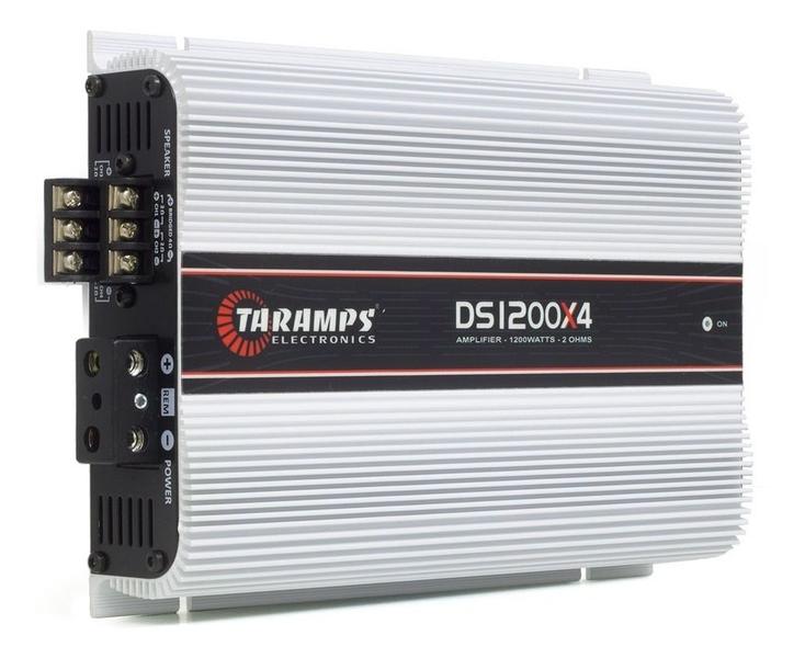 Imagem de módulo amplificador potencia taramps ds1200 1200x4 4 canais 1200 watts rms 2 ohms para super twiter