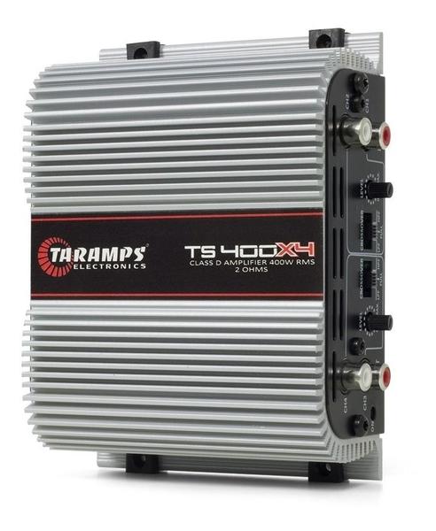 Imagem de modulo amplificador potencia taramps ts400x4 4 canais 400 watts rms 2 ohms original pronta entrega