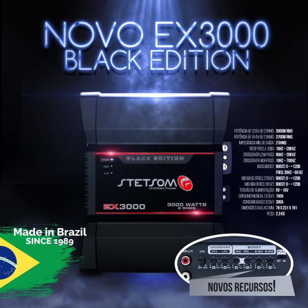 Imagem de Modulo Amplificador Stetsom Ex-3000 Black Edition