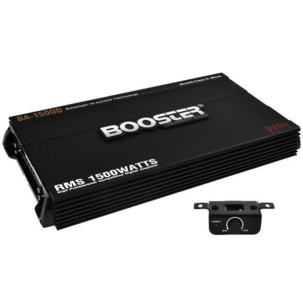 Imagem de Modulo Automotivo Booster BA-1500D de 3.200 Watts 4 Canais - Preto