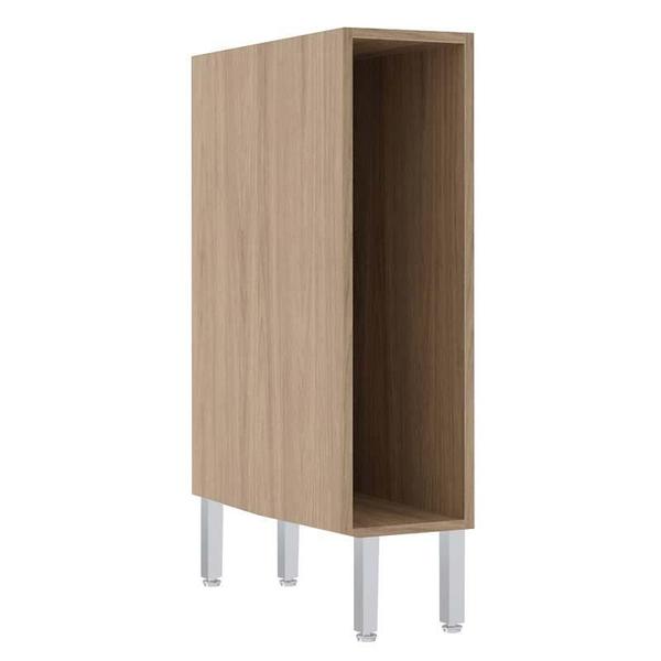 Imagem de Módulo Balcão 20cm 1 Porta Com Pés 100% MDF Cozinha Modulada Provence Robel Hanover/Fendi