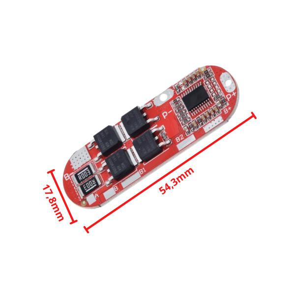 Imagem de Módulo Carregador De Baterias 5s 25a Com Proteção Bms Nf-e