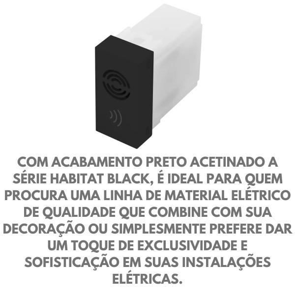 Imagem de Módulo cigarra bivolt - habitat black