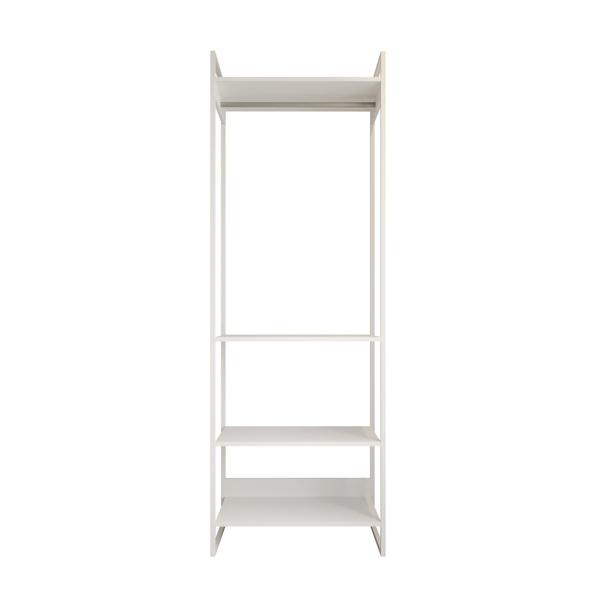 Imagem de Modulo Closet Industrial Cabideiro Ferro Branco Branco