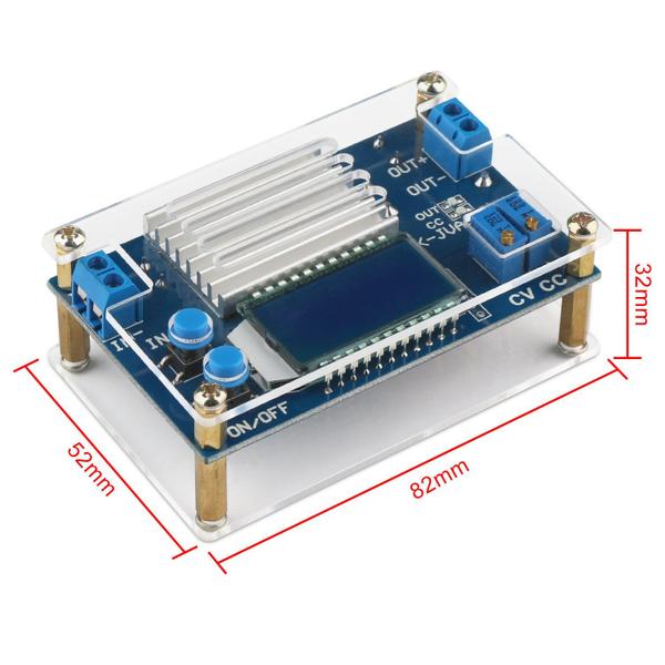 Imagem de Módulo de fonte de alimentação DROK DC Buck Converter 5.3V-32V a 1.2V-32V