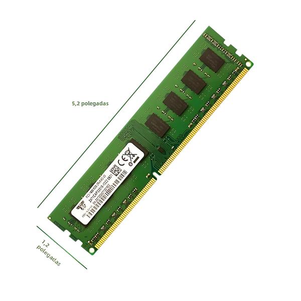 Imagem de Módulo de Memória RAM DDR3 8GB 1600MHz - Casper Verde - Para PC, Trabalho e Jogos