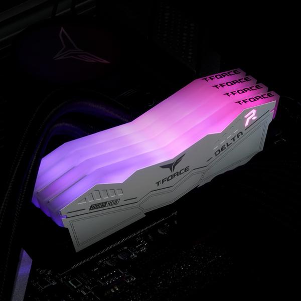 Imagem de Módulo de memória TEAMGROUP T-Force Delta RGB DDR5 32GB (2x16GB)