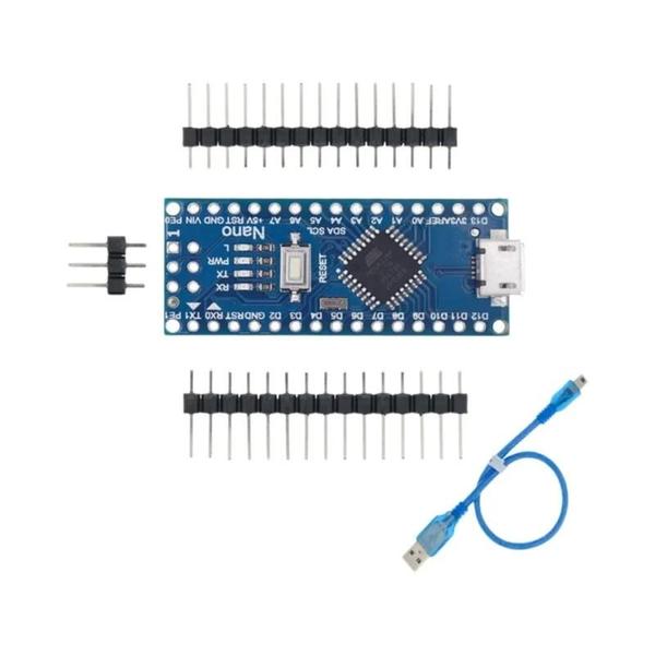 Imagem de Módulo De Placa De Desenvolvimento PCB Compatível Com Controlador Arduino Nano 3.0 Atmega328 Sem USB