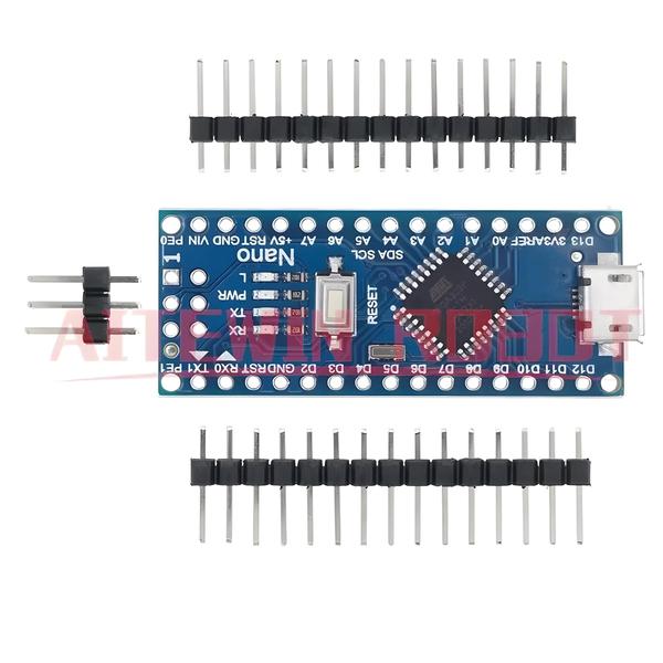 Imagem de Módulo De Placa De Desenvolvimento PCB Compatível Com Controlador Arduino Nano 3.0 Atmega328 Sem USB