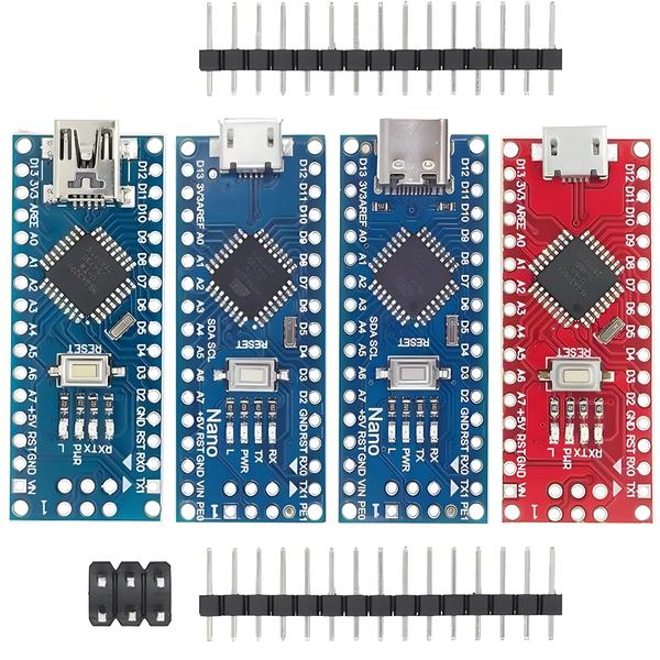 Imagem de Módulo De Placa De Desenvolvimento PCB Compatível Com Controlador Arduino Nano 3.0 Atmega328 Sem USB