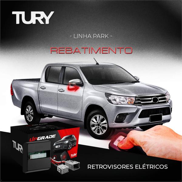 Imagem de Módulo de Retrovisor com Tilt Down Hilux e SW4 A Partir de 2016 / Yaris A Partir de 2018 - Tury PARK2AU