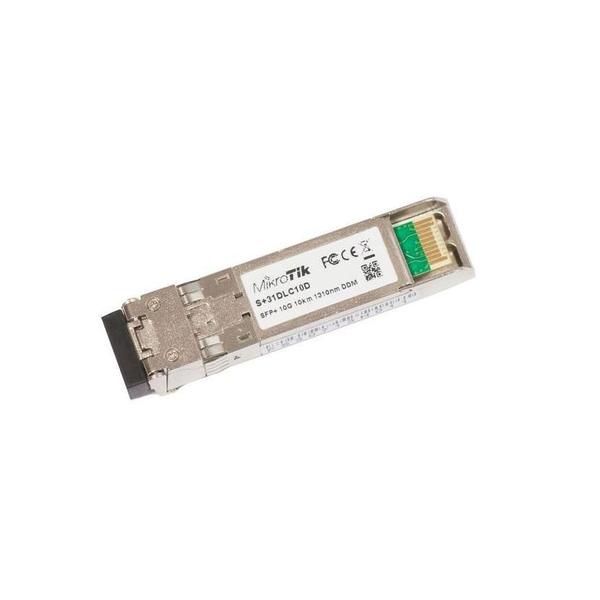 Imagem de Módulo de Transceptor Óptico Mikrotik SFP+ 10G. Alcance de 10km