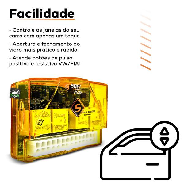 Imagem de Módulo de Vidro Elétrico *Universal AW 54 Soft - 4 Vidros