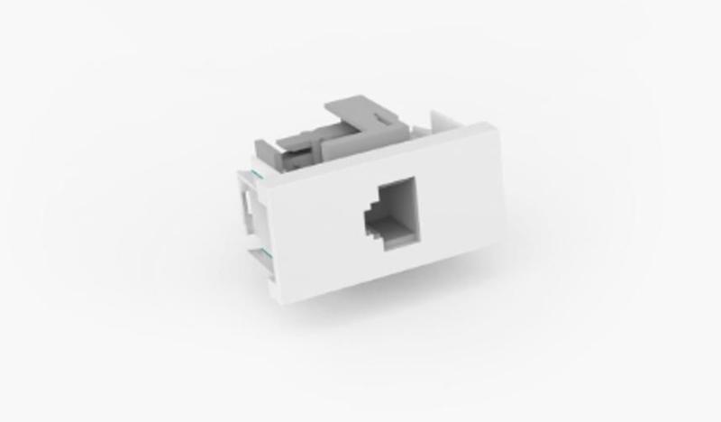 Imagem de Modulo Enerbras Doha Branco RJ11 5546-E