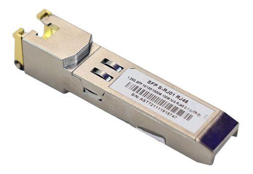 Imagem de Módulo Gbic Sfp Ethernet S-rj01 Rj45 10/100/1000m Cooper