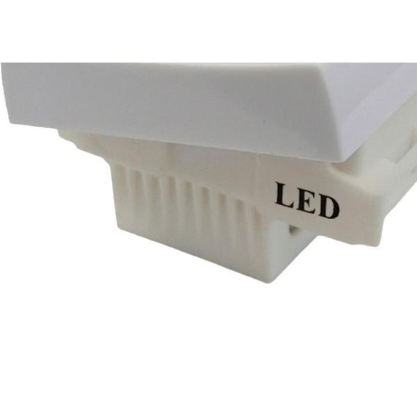 Imagem de Modulo Ilumi Slim Com Led Campainha Largo Branco 81372