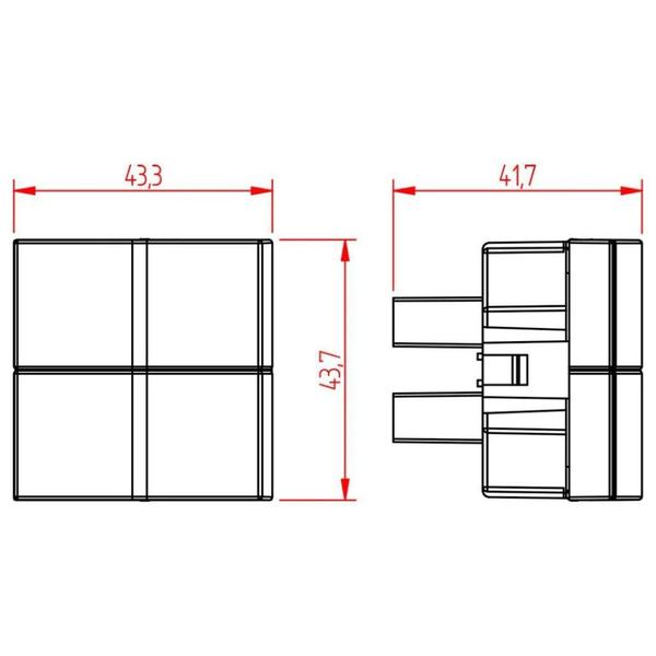 Imagem de Modulo Int Interm 10A 250V Petra Mec