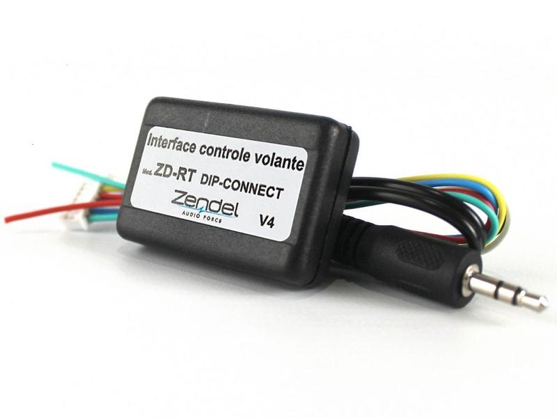 Imagem de Modulo Interface Controle Comando Central De Rádio Multimidia Som Pelo Volante Dip Connect V4