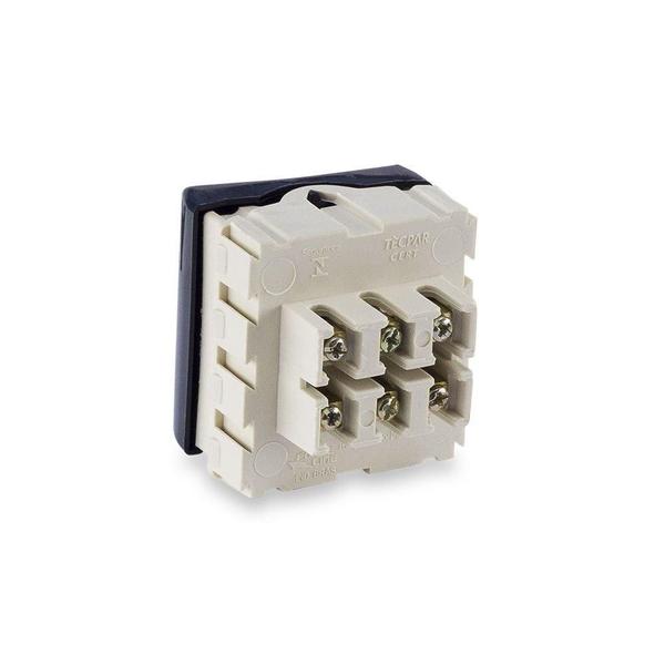Módulo interruptor bipolar paralelo 10a preto forceline - Force Line Imagem de Módulo interruptor bipolar paralelo 10a preto forceline