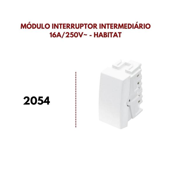 Módulo Interruptor Intermediario Habitat - Fame Imagem de Módulo Interruptor Intermediario Habitat - Fame