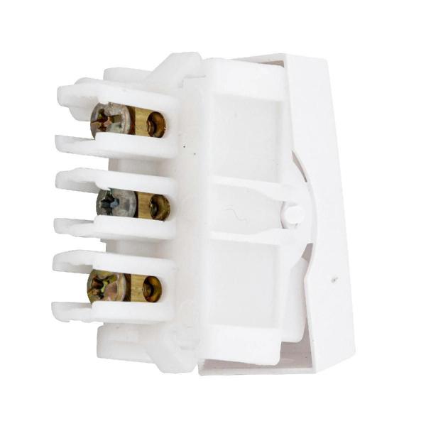 Imagem de Módulo Interruptor Paralelo Branco Inova Pro 85012 Alumbra