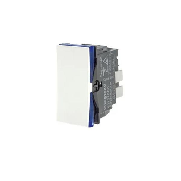 Imagem de Modulo Interruptor Simples 10a 250v Branco Pialplus Legrand