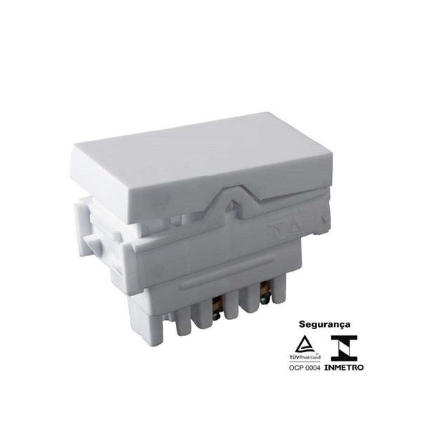 Imagem de Módulo Interruptor Simples 10A 250V Linha Vivaz