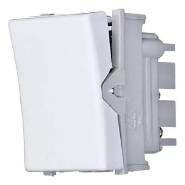 Modulo Interruptor Simples 10A Branco LINHA ILUS 5TA99000 - IRIEL Imagem de Modulo Interruptor Simples 10A Branco LINHA ILUS 5TA99000