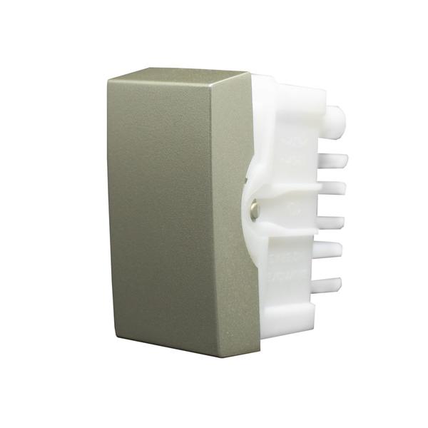 Módulo Interruptor Simples Alumbra Inova Pro Class Champagne Imagem de Módulo Interruptor Simples Alumbra Inova Pro Class Champagne