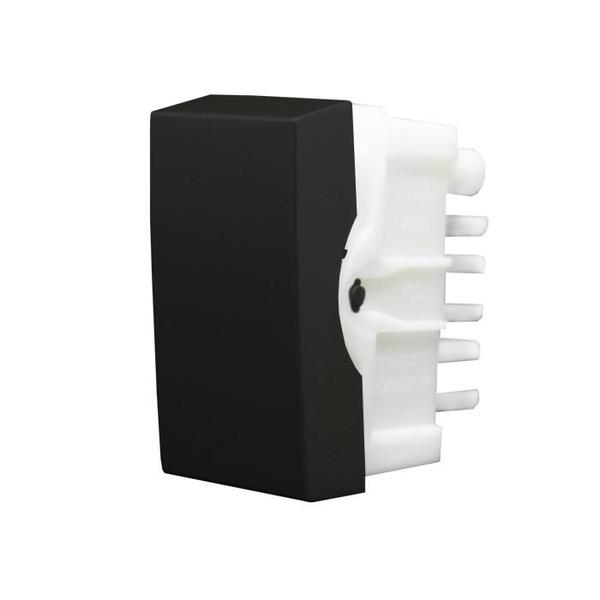 Módulo Interruptor Simples Alumbra Pro Class Preto Fosco 85700 Imagem de Módulo Interruptor Simples Alumbra Pro Class Preto Fosco 85700