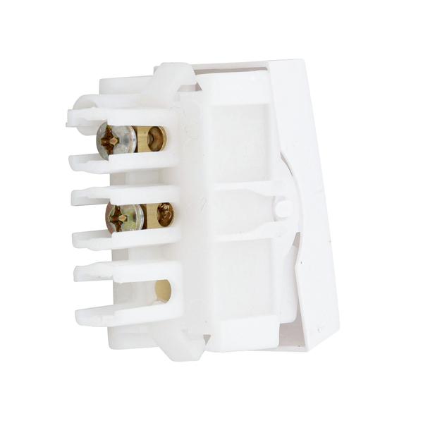 Módulo Interruptor Simples Branco Siena 6011 Alumbra Imagem de Módulo Interruptor Simples Branco Siena 6011 Alumbra