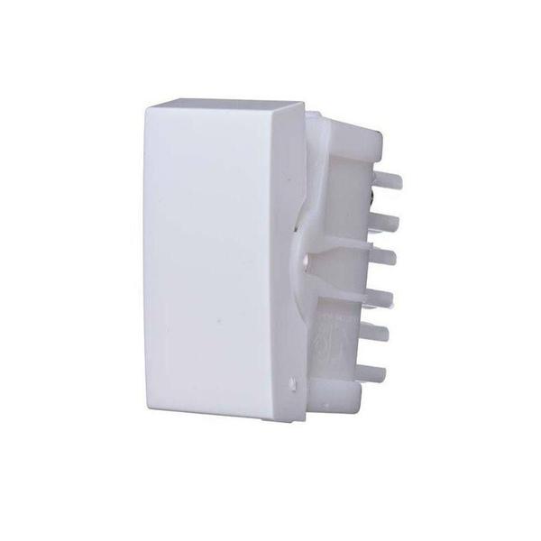 Módulo Interruptor Simples Branco Siena 6011 Alumbra Imagem de Módulo Interruptor Simples Branco Siena 6011 Alumbra