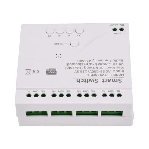 Imagem de Módulo Interruptor Wi-Fi Inteligente para Motor - 5V/12V/32V/220V - Controle Remoto 4 Canais