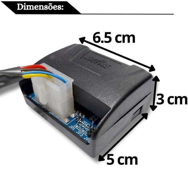 Imagem de Módulo linha renault vidro elétrico comando automação 2 vidros dianteiros central subida sensorizado