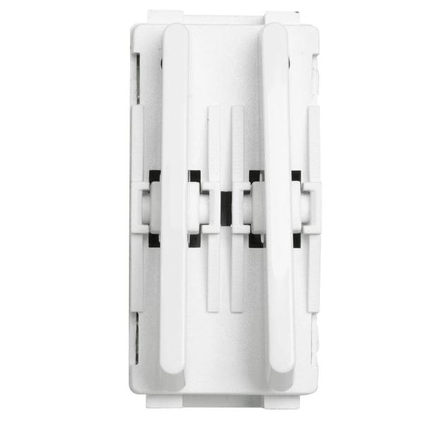 Imagem de Modulo Novara Branco Interruptor Simples Duplo