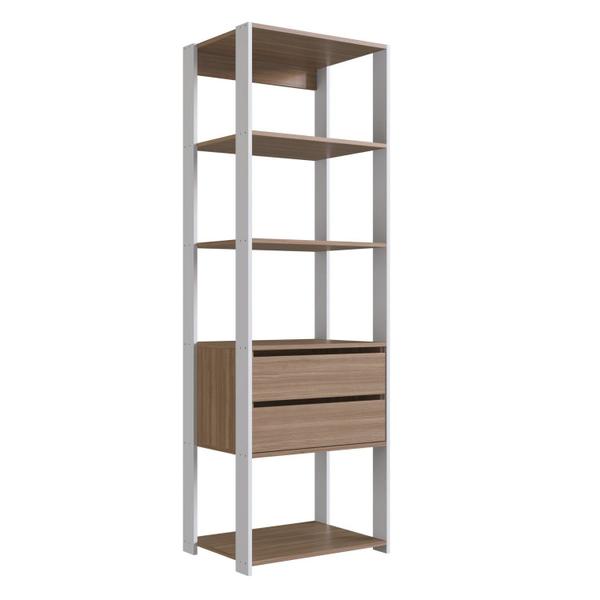 Imagem de Módulo para Closet com Prateleiras e Gavetas 183x45x60cm Montana Prodecor