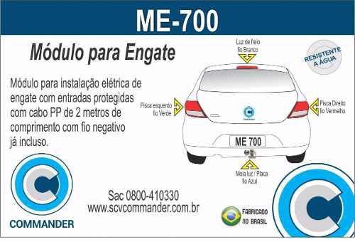 Imagem de Módulo Para Instalação Elétrica De Engate Me-770 Gm Cobalt