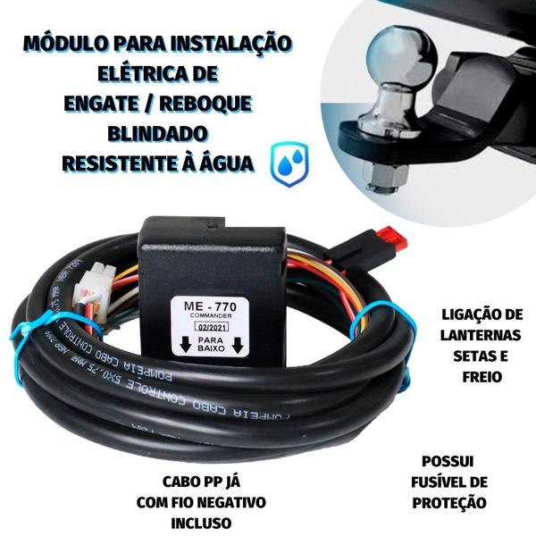 Imagem de Módulo Para Instalação Elétrica De Reboque Engate Me-770 