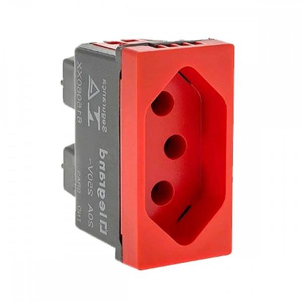 Imagem de Modulo Pial Pop Vermelho 1 Tomada 2P+T. 20A. - Lg03020Vm