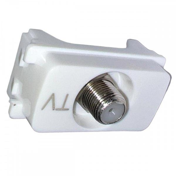 Imagem de Modulo Pial Zeffia Conector Para Fio Coaxial Branco - 680157