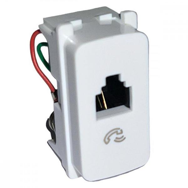 Imagem de Modulo Pial Zeffia Tomada Rj-11 Branco - 680156