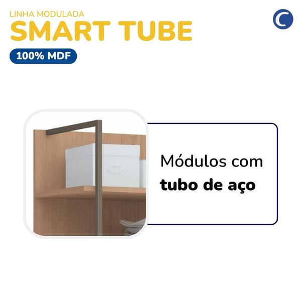 Imagem de Módulo Prateleiras Guarda Roupa Closet Modulado