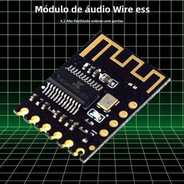 Imagem de Módulo Receptor Bluetooth 4.2 Estéreo - Decodificador de Música MP3 Sem Perda (5-50 unidades)