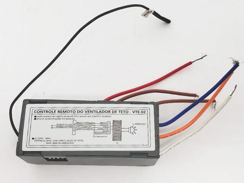 Imagem de Módulo Receptor Ventilador Teto Vte-02 Vte-04 220V Mondial