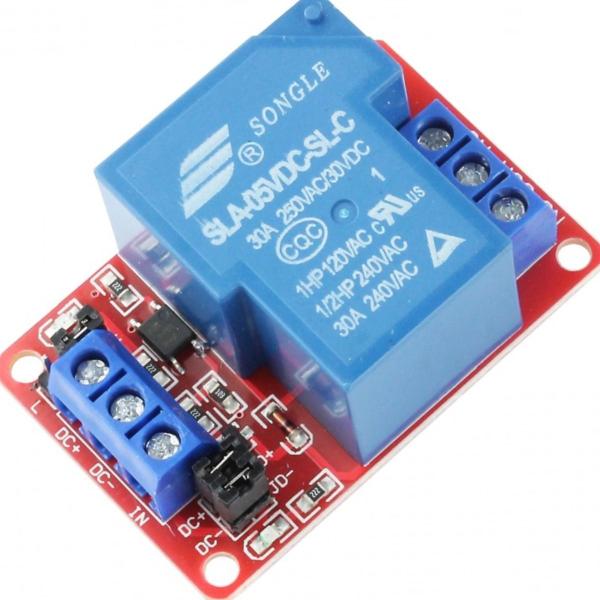 Imagem de Módulo Relé Sla-05vdc-sl-c 5v 30a 1 Canal Com Optoacoplador Arduino