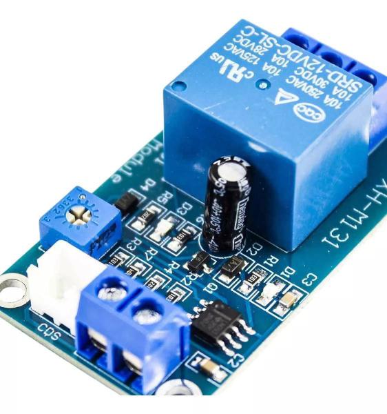 Imagem de Módulo Sensor De Luz Xh-M131 Com Acionamento Relé 12V