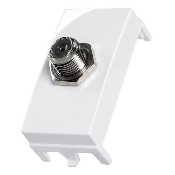 Imagem de Módulo Sleek Coaxial 75 OHMS Branco Margirius