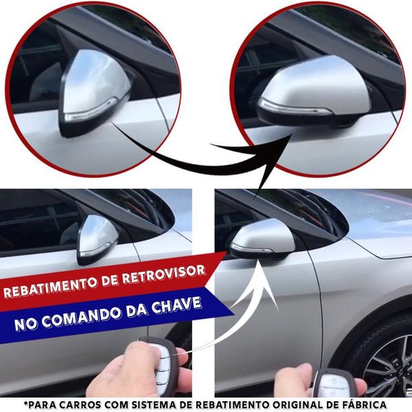 Imagem de Módulo Subida de Vidro e Tiltdown + Rebatimento de Retrovisor Toyota Corolla 2020 Em Diante Com Vidros Automáticos 4 Portas Sem Rebatimento Retrovisor