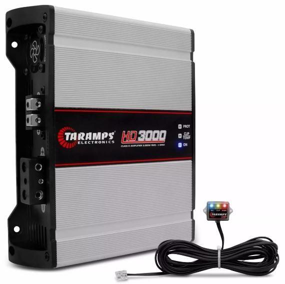 Imagem de Modulo Taramps 3000wrms Amplificador Automotivo 2ohm Hd3000