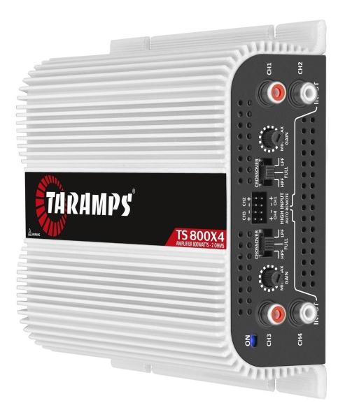 Imagem de Módulo Taramps Ts800x4 2 Ohms + 2 Cabos Rca 5 Metros